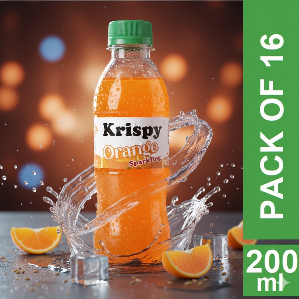 Krispy Orange Sparkling Water