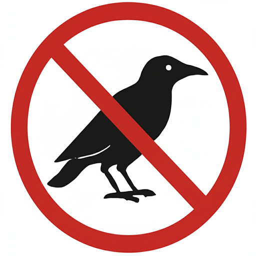 No Crow Symbol